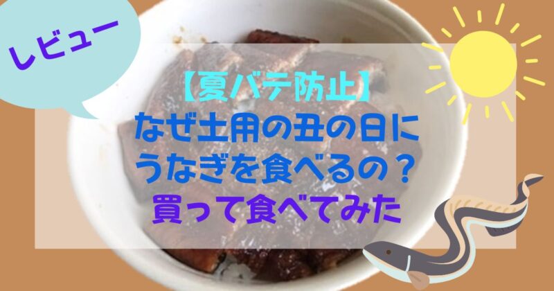 ［アイキャッチ］【夏バテ防止】なぜ土用の丑の日にうなぎを食べるの？買って食べてみた｜レビュー