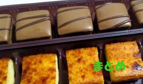 チョコケーキと焼き菓子+見出し：まとめ